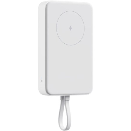 Powerbank 10000mAh Xiaomi 33W Magnetic Power Bank 10000 (Integrated Cable)/ Wireless/ Blanca