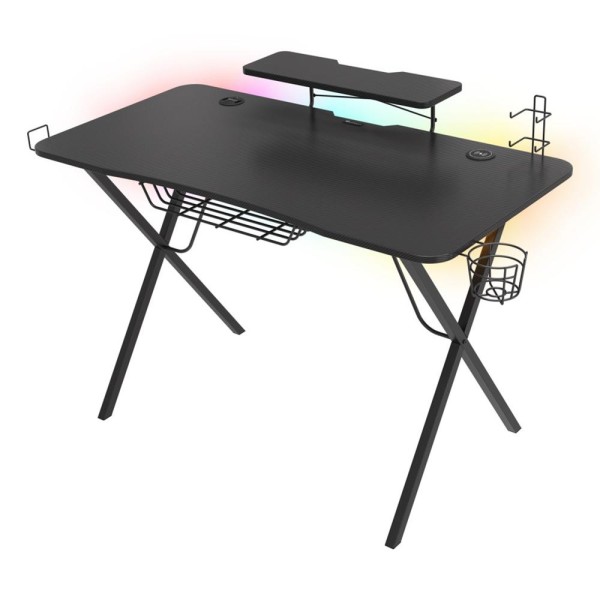 Mesa gaming genesis holm 300 rgb negro
