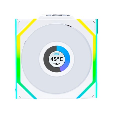 Ventilador caja lian li unifan sl inalambrico argb 120mm blanco