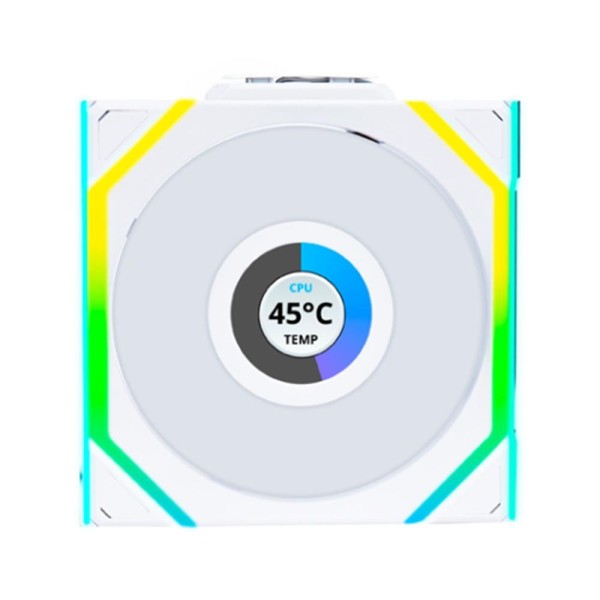 Ventilador caja lian li unifan sl inalambrico argb 120mm blanco
