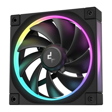 Ventilador caja deepcool fl12 argb 120mm negro