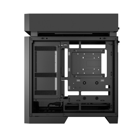 Caja ordenador gaming deepcool cl660 atx argb cristal templado negra y madera