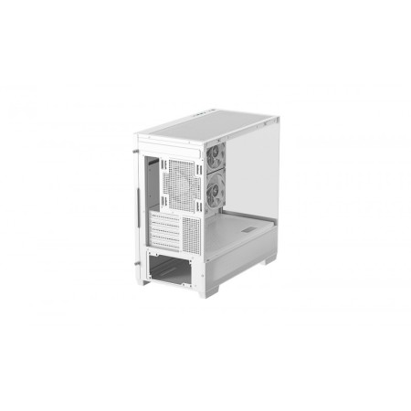 Caja ordenador gaming deepcool cg380 3f matx argb cristal templado blanca