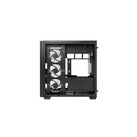 Caja ordenador gaming deepcool cg590u5f atx argb cristaltemplado negra