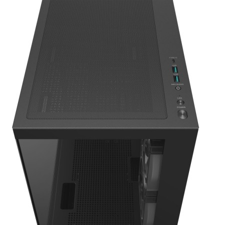 Caja ordenador gaming deepcool cg380u matx argb cristal templado negra