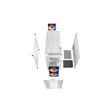 Caja ordenador gaming deepcool cc360 blanco m - atx 1 x usb 3.0 1 x usb 2.0 3 x 120mm