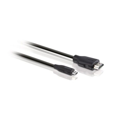 Cable micro hdmi philips 1.5m -  macho - macho -  negro
