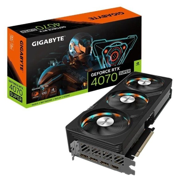 Tarjeta Gráfica Gigabyte GeForce RTX 4070 SUPER GAMING OC/ 12GB GDDR6X