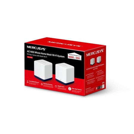 Router mesh mercusys halo h50g - 1900mbps - pack 2 unidades