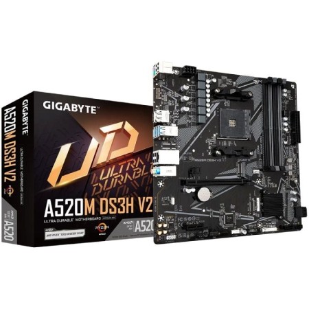 Placa Base Gigabyte A520M DS3H V2 Socket AM4/ Micro ATX