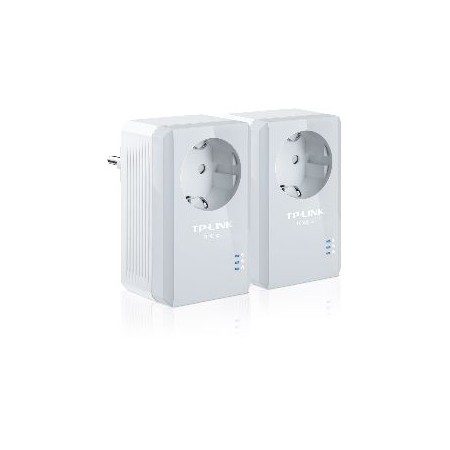 Adaptador Powerline TP-Link TL-PA4010P KIT 600Mbps/ Alcance 300m/ Pack de 2