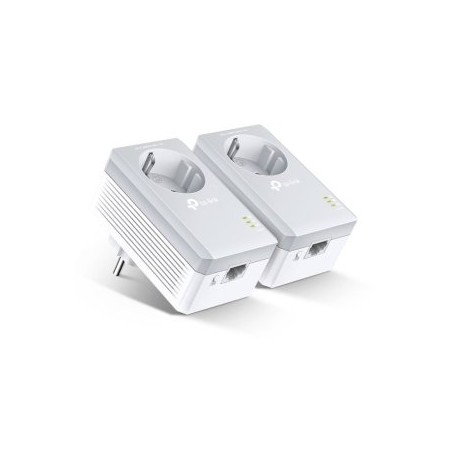 Adaptador Powerline TP-Link TL-PA4010P KIT 600Mbps/ Alcance 300m/ Pack de 2