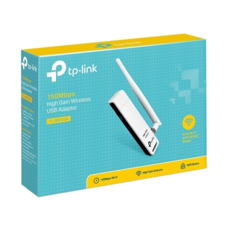 Adaptador USB - WiFi TP-Link TL-WN722N/ 150Mbps