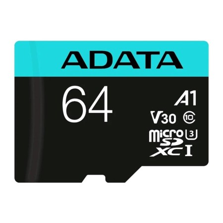 Tarjeta memoria micro sd adata 64gb cl10  adaptador sd