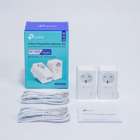Adaptador Powerline TP-Link TL-PA7027P KIT 1000Mbps/ Alcance 300m/ Pack de 2