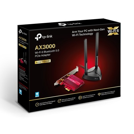 Tarjeta de Red Inalámbrica-PCI Express TP-Link Archer TX3000E/ 3000Mbps/ 2.4/5GHz