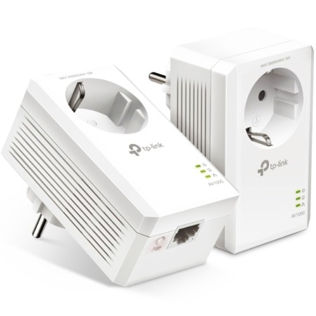 Adaptador Powerline TP-Link TL-PA7017P KIT AV1000 1000Mbps/ Alcance 300m/ Pack de 2
