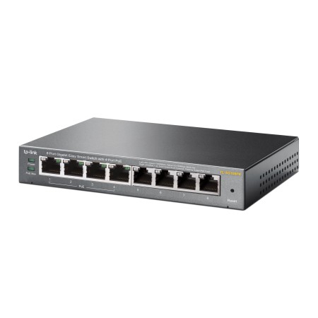 Switch 8 puertos tp - link tl - sg108pe easy smart 10 - 100 - 1000 4 puertos poe