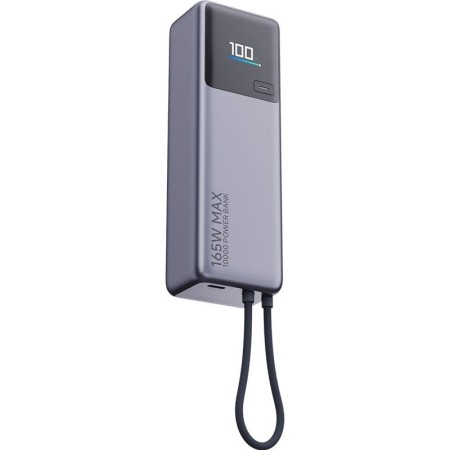 Powerbank 10000mAh Xiaomi Power Bank 10000 Integrated Cable/ 165W/ Gris