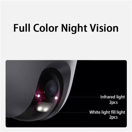 Cámara de Videovigilancia Xiaomi Outdoor Camera CW400/ 113º/ Visión Nocturna/ Control desde APP