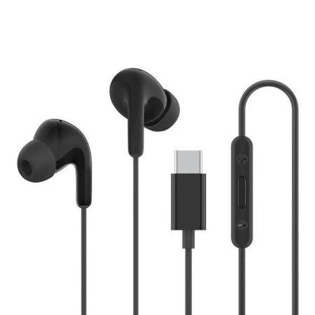 Auriculares Intrauditivos Xiaomi Earphones Tipo-C/ con Micrófono/ USB Tipo-C/ Negros
