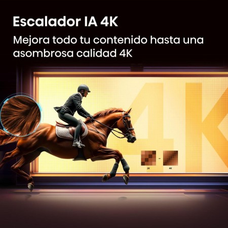Tv hisense 43 pulgadas qled 4k uhd - 43e7s - smart tv