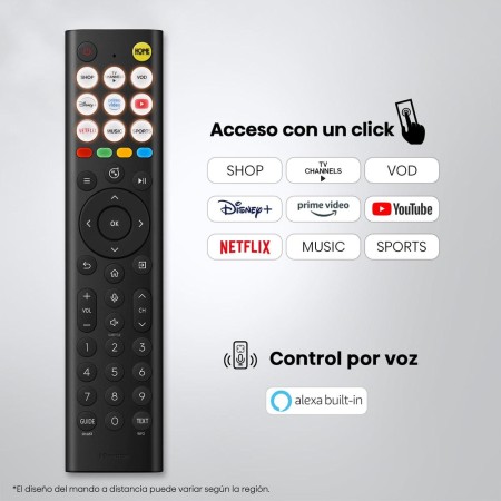 Tv hisense 55 pulgadas mini led 4k uhd - 55e8s - smart tv