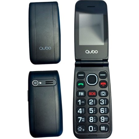 Teléfono Móvil Qubo NEONW-BK 4G para Personas Mayores/ Negro