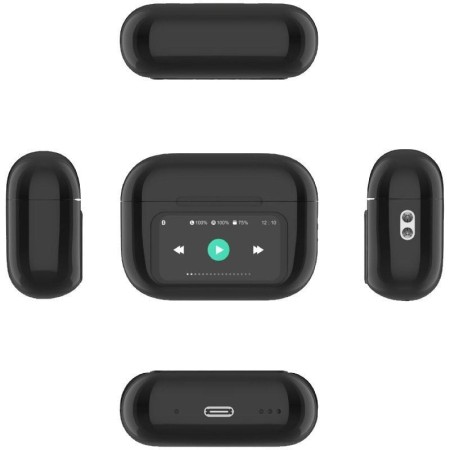 Auriculares Bluetooth Qubo TWS-400BK con estuche de carga/ Autonomía 4h/ Negros