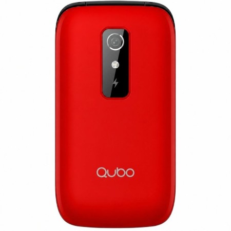 Teléfono Móvil Qubo P-220RD 4G para Personas Mayores/ Rojo