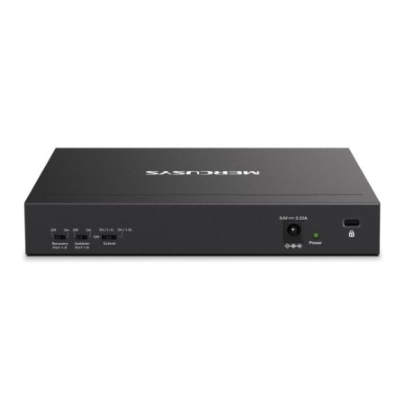 SWITCH POE+ NO GESTIONABLE MERCUSYS MS110CMP 10P 10xRJ45 100Mbps 8xPoE+ 2xGbps 65W 250m