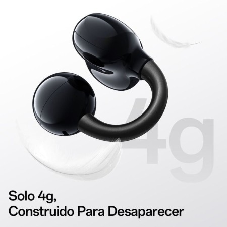 Auriculares Deportivos de Conducción Aérea OpenRock E OPACE01 con estuche de carga/ Autonomía 7h/ Negros
