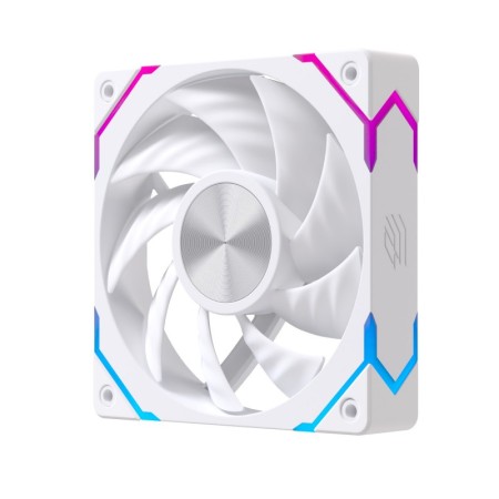Ventilador caja einarex ex12c argb 120mm blanco