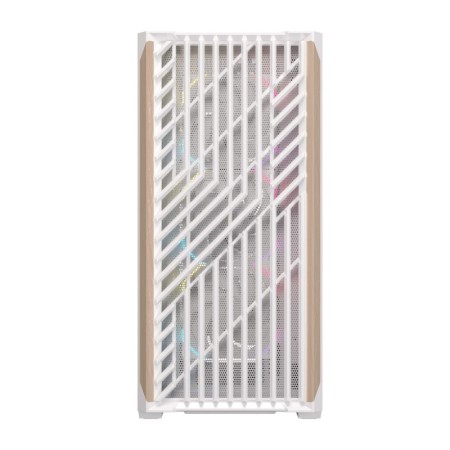 Caja ordenador gaming einarex p800 atx rgb cristal templado blanca