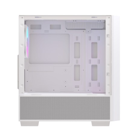 Caja ordenador gaming einarex pm150 matx rgb cristal templado blanca
