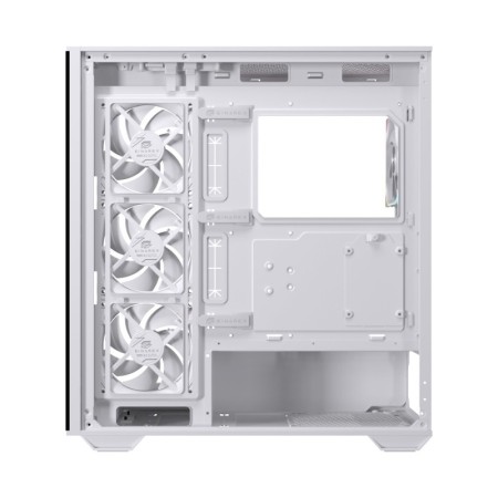 Caja ordenador gaming einarex s700 rgb atx cristal templado blanca