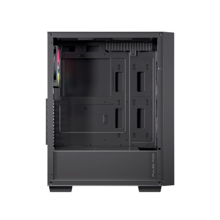 Caja ordenador gaming einarex p100 atx rgb cristal templado negra