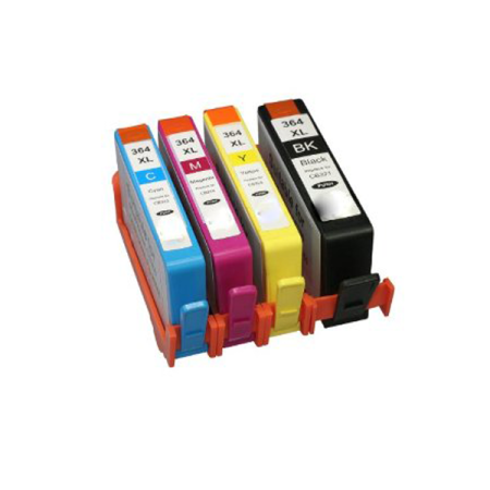 Cartucho de tinta compatible dayma hp n364 xl negro foto cb317ee