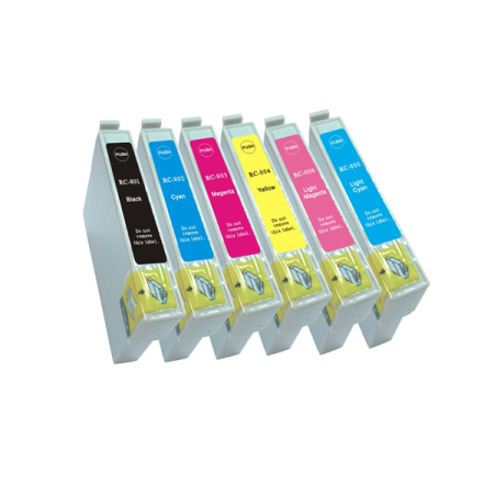 Cartucho de tinta compatible dayma epson t0806 magenta claro