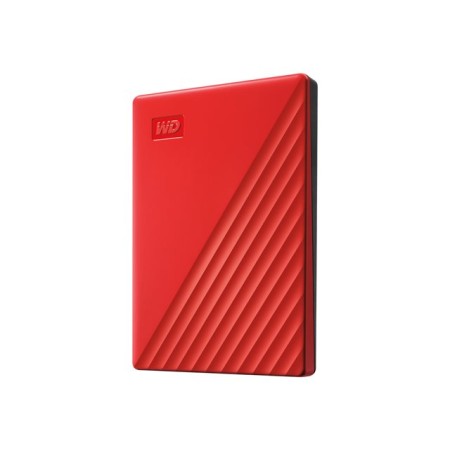 Disco duro externo hdd wd western digital 4tb my passport usb 3.2 rojo