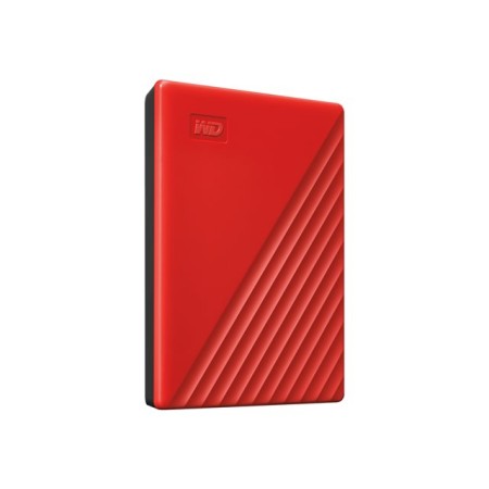 Disco duro externo hdd wd western digital 4tb my passport usb 3.2 rojo