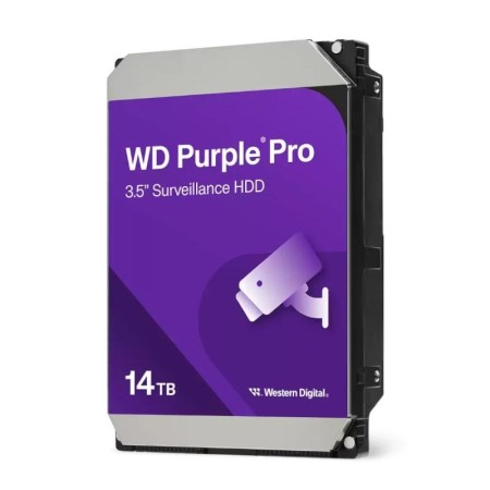 Disco duro interno hdd wd western digital purple pro wd142purp 14tb 3.5 pulgadas sata 6gb - s