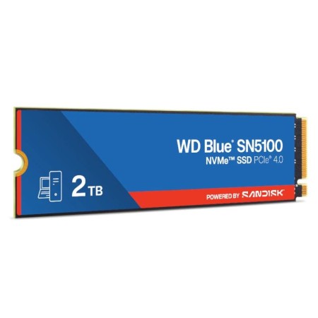 Disco duro interno ssd wd western digital blue sn5100 wds200t5b0e 2tb m.2 2280 pci express 4.0