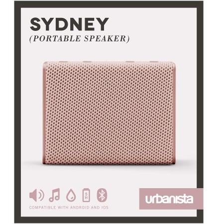 Altavoz portatil urbanista sydney bluetooth oro rosa - rose gold