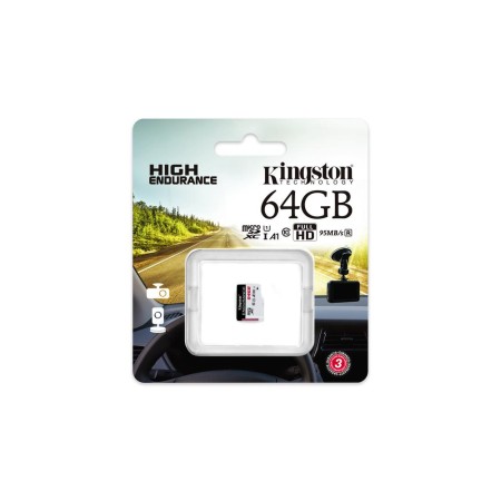 Tarjeta memoria sdxc 64gb kingston high endurance uhs - i cl10
