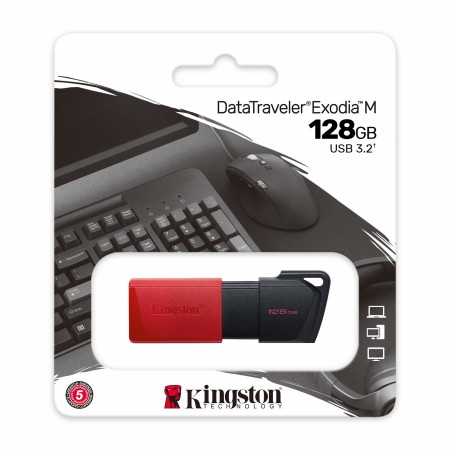 Kingston DataTraveler DTXM 128GB USB 3.2 Gen1 Rojo
