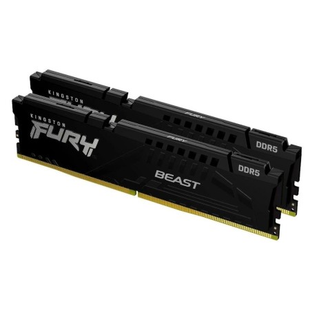 Memoria ram ddr5 32gb 2x16gb kingston - 6000mt - s - fury beast - cl30 - negro