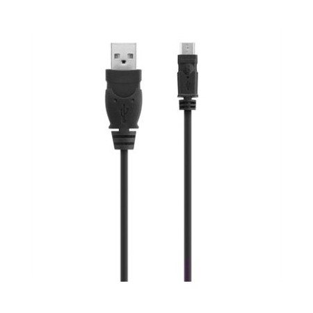 Cable micro usb tipo b a usb tipo a belkin 0.9m - macho - macho - negro