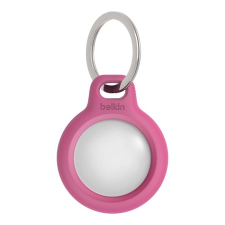 Llavero belkin f8w973btpnk para apple airtag rosa
