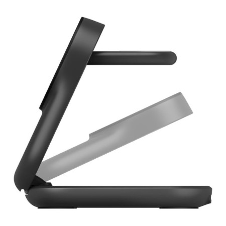 Base de carga belkin wiz037kq ultracharge negro magnetico plegable qi2 25w movil reloj auriculares